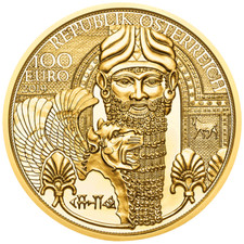 1/2 oz €100 Austria Gold Coin Gold Mesopotamia - Magic of Gold 2019 Proof 4322.96 per troy oz