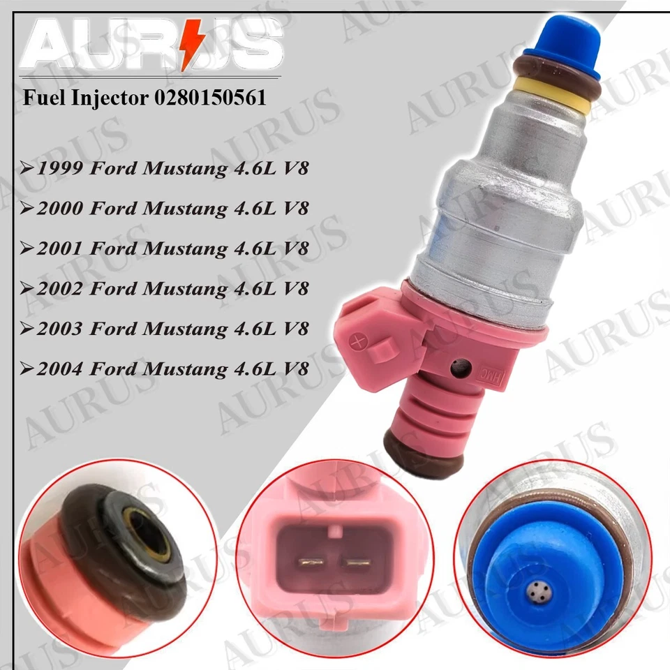 X8 Inyectores de combustible OEM BOSCH 0280150561 para Ford Mustang 1999 2000 2001-2004 4,6 L Foto 2 de 4