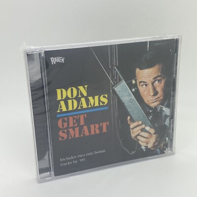 Get Smart by Don Adams (Comedy) (CD, Dec-1996, Raven) NEW / Sealed CRACKED CASE