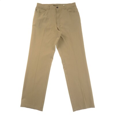 Alberto Brown Straight Leg Pants Mens 32x31 Outdoor Hiking