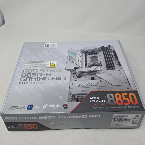 Asus ROG Strix B850-A GAMING WIFI Gaming Desktop Motherboard - AMD B850 Chipset.