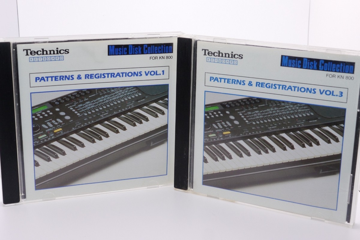 TECHNICS Music Floppy Disk Collection-Patterns & Registrations KN