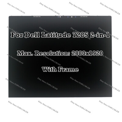 12.3''Dell Latitude 7285 2in1 2880x1920 LCD Anzeige Berühren Bildschirm Rahmen