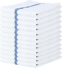 Bar Mop Towels 100% Cotton Kitchen Cleaning Towel Restaurant 16x19 Pack Of 12-24