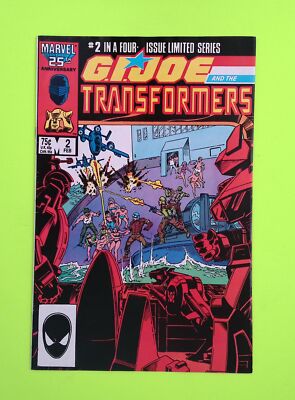 G.I. Joe and the Transformers #2 1987 Marvel Comics Mid Grade Comic Book SD9-92