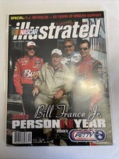 2003 NASCAR ILLUSTRATED BILL FRANCE Jr PERSON OF THE YEAR MINT COPY