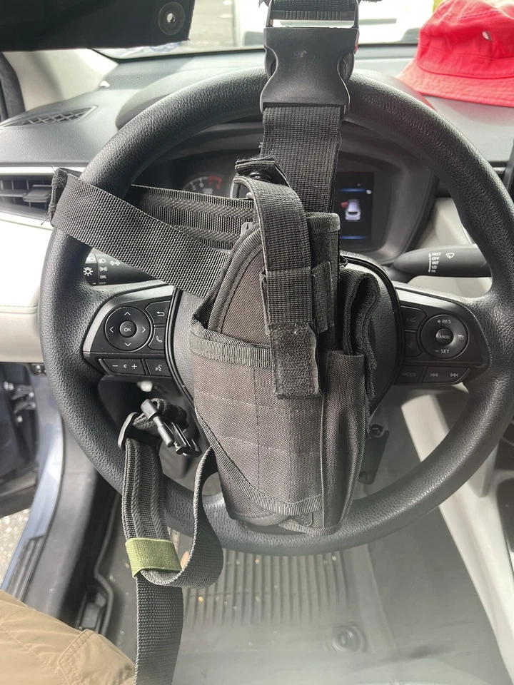 Funda universal - negra, funda universal para pistola, funda para pistola, pierna caída universal Foto 2 de 4