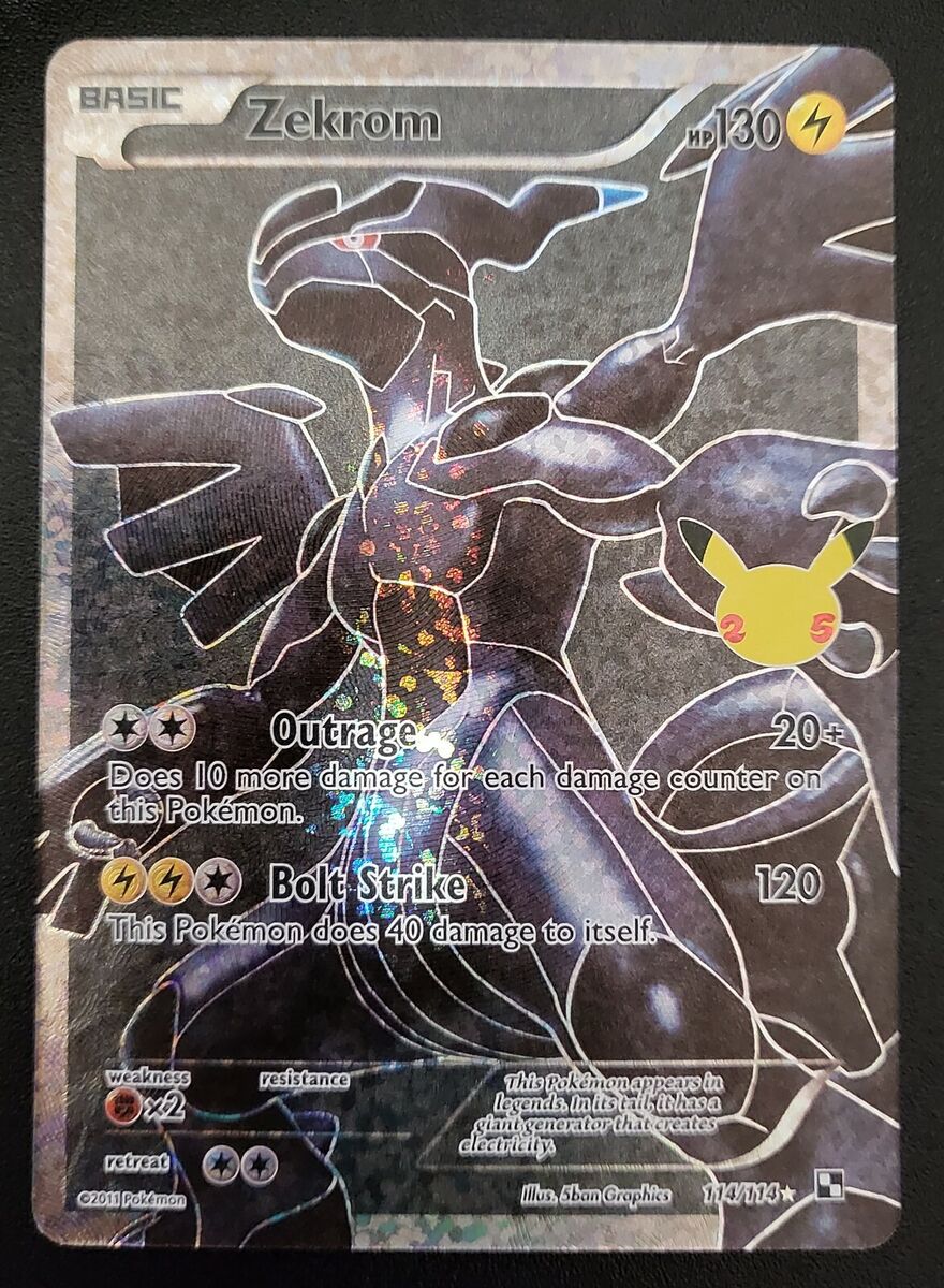 Rare Pokemon EX Cards, Pokemon Ultra Rare Zekrom