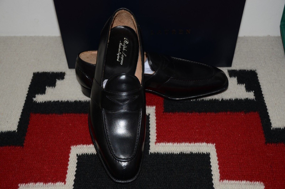 Ralph Lauren Purple Label Edward Green Black Calf Penny Ralph Lauren Purple Label Edward Green Black Calf Penny