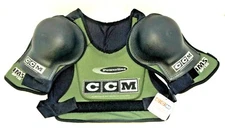 NEW - CCM POWERLINE IMS MSP120 HOCKEY SHOULDER PADS GREEN - ADULT MEN'S SMALL