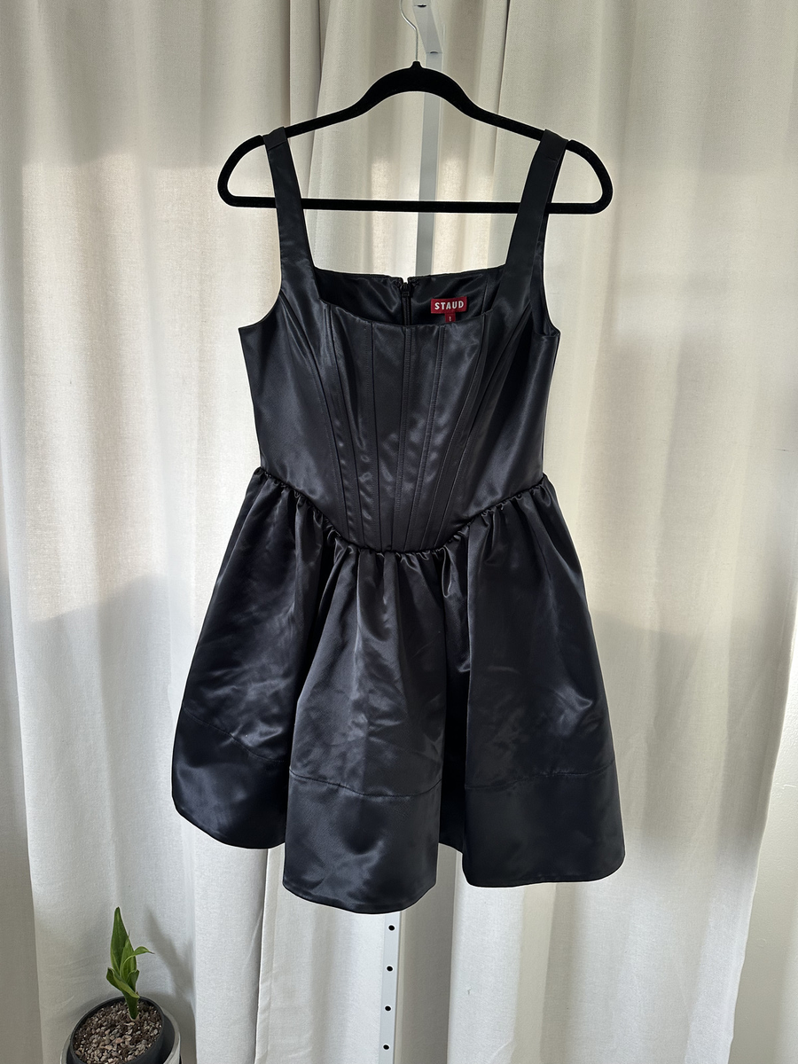 staud corset dress Brown Joy Maxi Dress by Staud