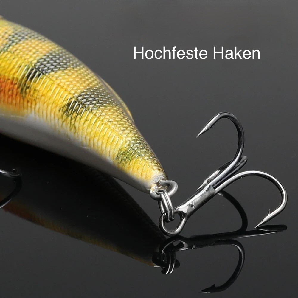 Wobbler Set 10 Stück – 18cm/24g Schwimmende Kunstköder Für Hecht, Zander & Barsch