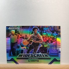 2022-23 Prizm Draft Picks Basketball AJ Griffin Widescreen SILVER Prizm RC WS-AJ