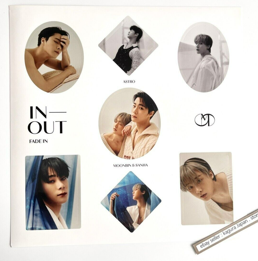 ASTRO Moonbin & Sanha IN OUT FADE OUT FADE IN 2 Album Photocard