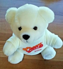 Vintage CHEERS Boston 9" White Polar Teddy Bear