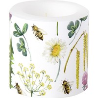 Ihr Bee Grateful Windlicht Lampionkerze Kerze Blumen Wiese D 7,5 X H 7,5 Cm