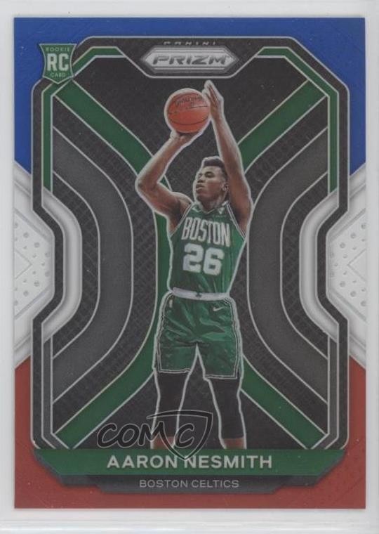 2020-21 Panini Prizm Red White & Blue Prizm Aaron Nesmith #282 7zn