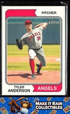 Tyler Anderson 2023 Topps Heritage #394 Los Angeles Angels Baseball