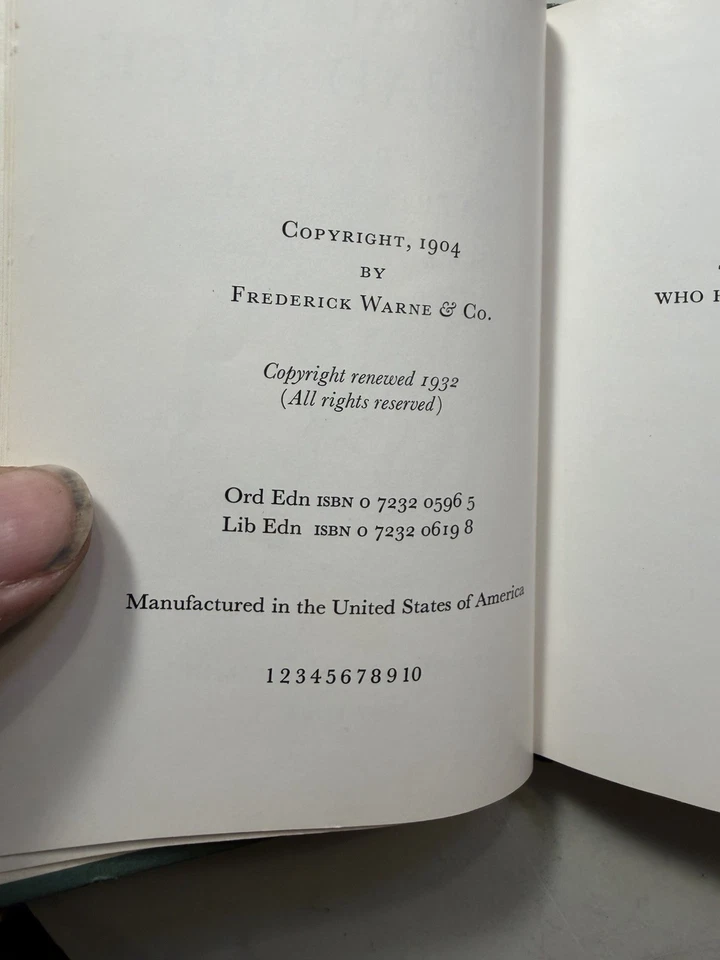 The Tale Of Two Bad Mice 1904 - Beatrix Potter Hardcover- First American Edition Foto 3 de 3