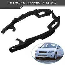 For 2008-2012 Honda Accord Sedan Headlight Retainers Mounting Brackets Set 2pcs