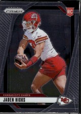 Jaden Hicks 2024 Panini Prizm Kansas City Chiefs Rookie #336