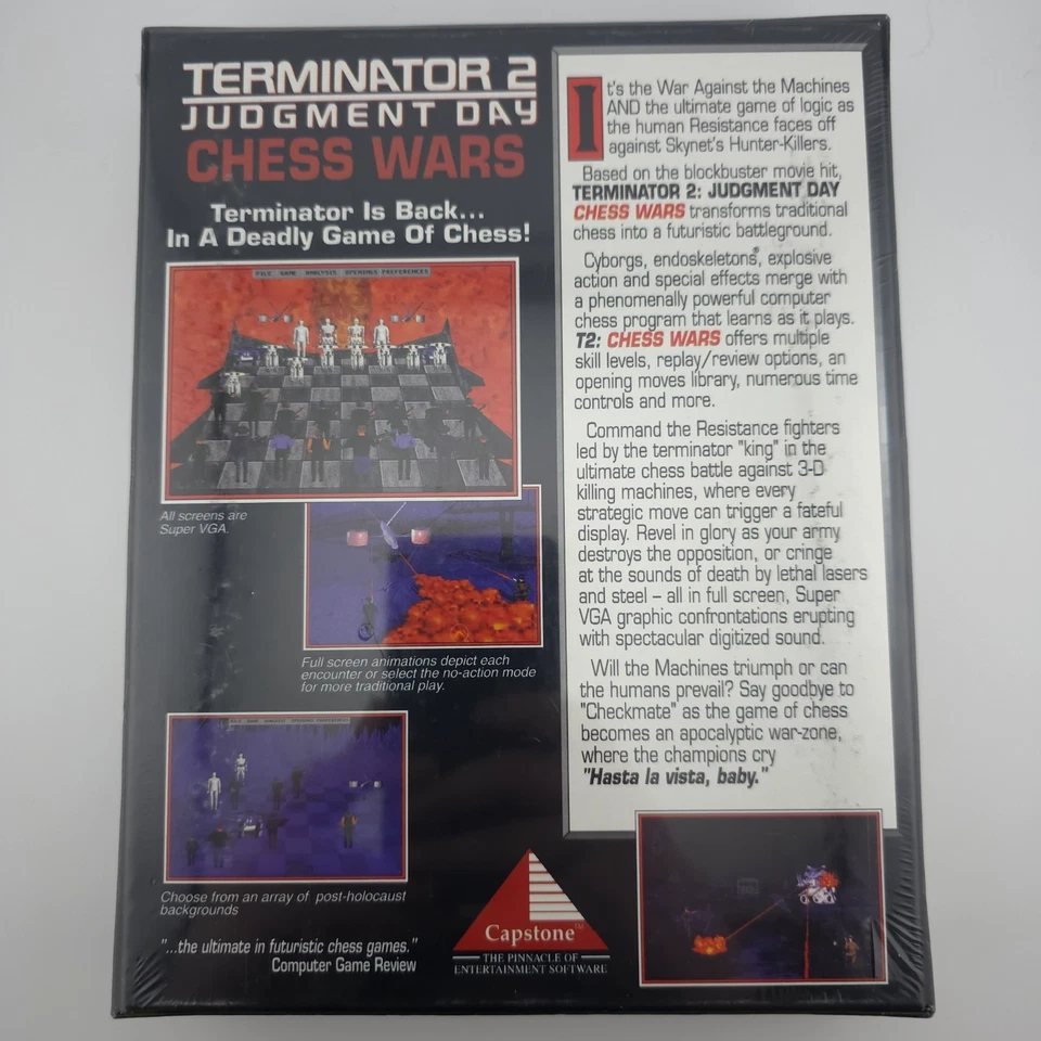 Terminator 2: Judgment Day - Chess Wars, 1993, Big Box, New & Sealed - Image 3 of 4