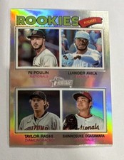 2026 Topps Heritage Baseball - Quad Rookies Shinnosuke Ogasawara, Luinder Avila
