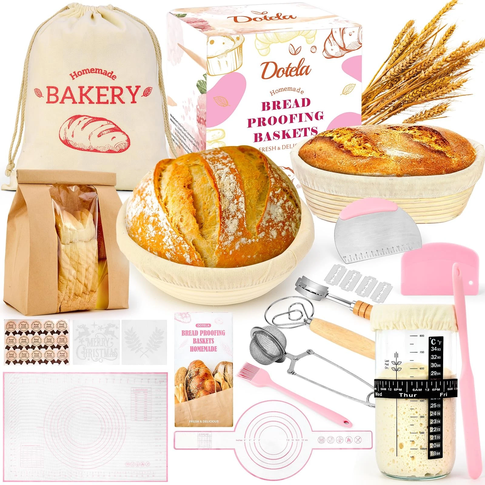 Sourdough Starter Kit | Complete Sourdough Bread Baking Supplies & Sour Dough...