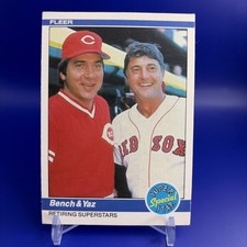 1984 Fleer - Super Star Specials Johnny Bench, Carl Yastrzemski #640