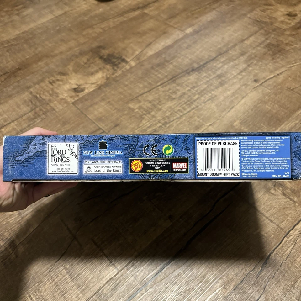 El Señor de los Anillos: El Retorno del Rey - Paquete de Regalo Mount Doom (ToyBiz, 2004) Nuevo Foto 3 de 4