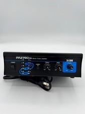 Pyle Pro PCA4 Stereo Power Amplifier 2x120W Mini Amp AUX RCA Tested Working