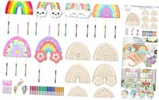 12 Pack Wind Chime Kit for Kids - DIY DIY Wood Arts  Crafts
