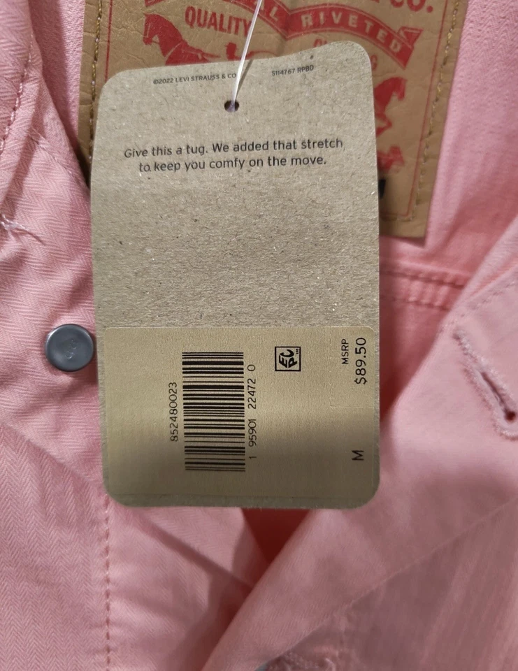 Chaqueta de Camionero LEVI'S NUEVA CON ETIQUETAS De Colección Calce Relajado Peaches 'N Crema - M Foto 3 de 4