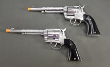 Hubley Ric-O-Shay Toy Cap Guns Set of Two Nice Toy Guns Working