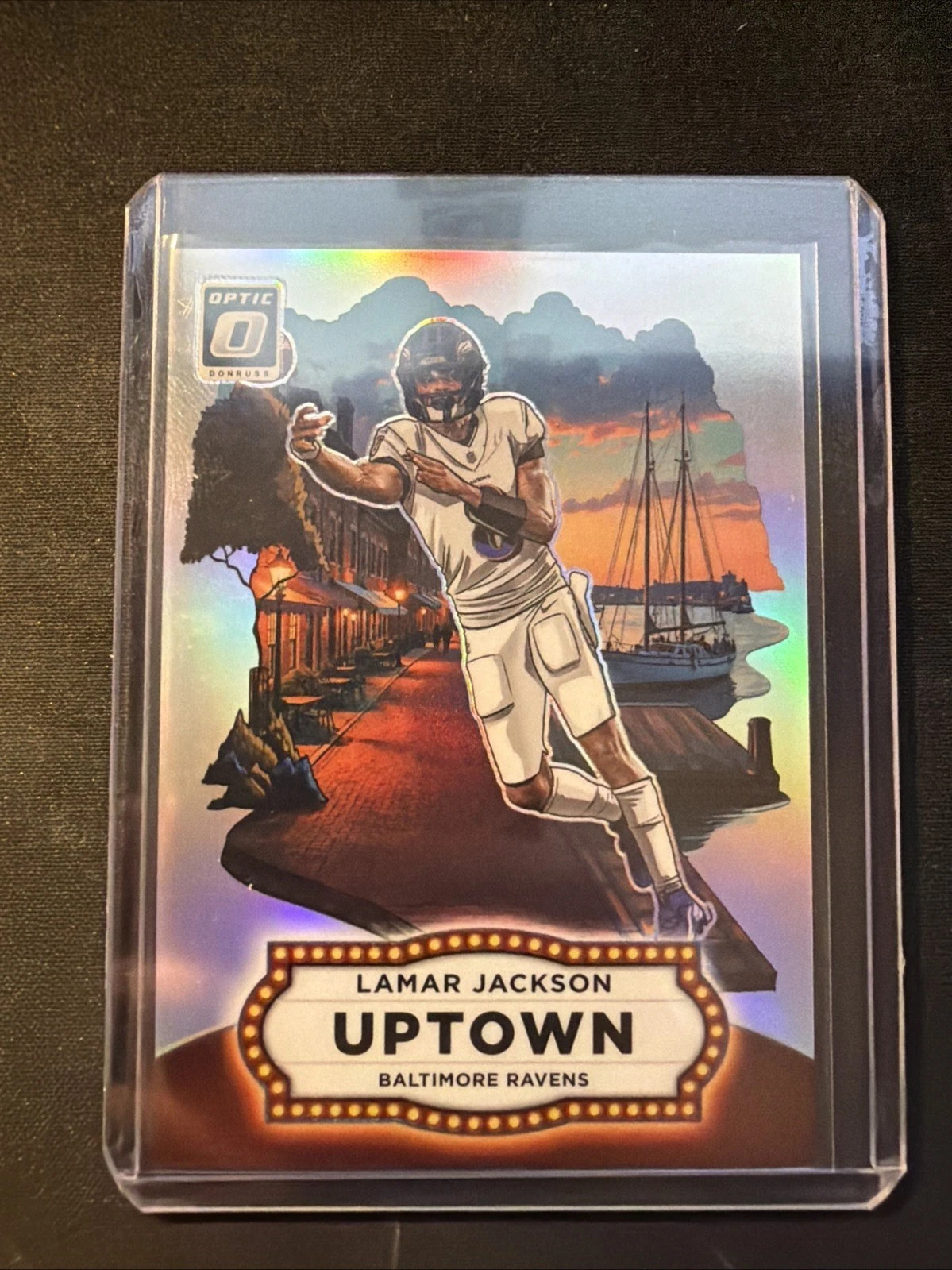 2025 Panini Donruss Optic - Uptowns Lamar Jackson #13 Mint Condition!