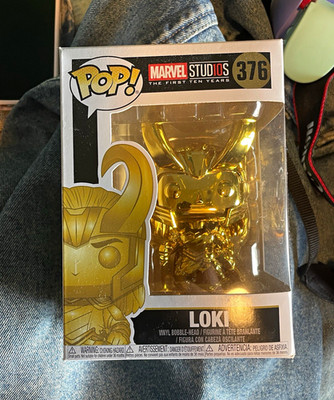 Funko Pop! Marvel Studios First Ten Years Loki Gold Metallic #376 Vinyl