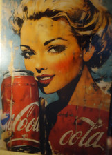Retro Blechschild   COCA COLA       30 x 20 cm Metallschild