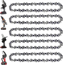 5 Pieces 4 Inch Mini Chainsaw Chain for Stihl GTA 26, 4 Inch Replacement Chains