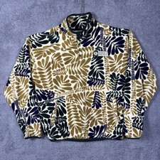 Parks Project Fleece Jacket Men M Trail High Pile Pullover Floral All Over Print