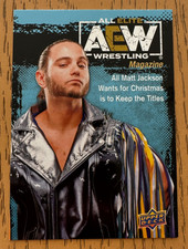 MATT JACKSON AEW MAGAZINE Upper Deck 2021 Trading Card #93 YOUNG BUCKS THE ELITE