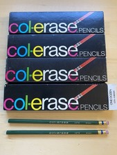 New 48 Faber Castell Col-Erase Erasable Green Colored Pencils 1278
