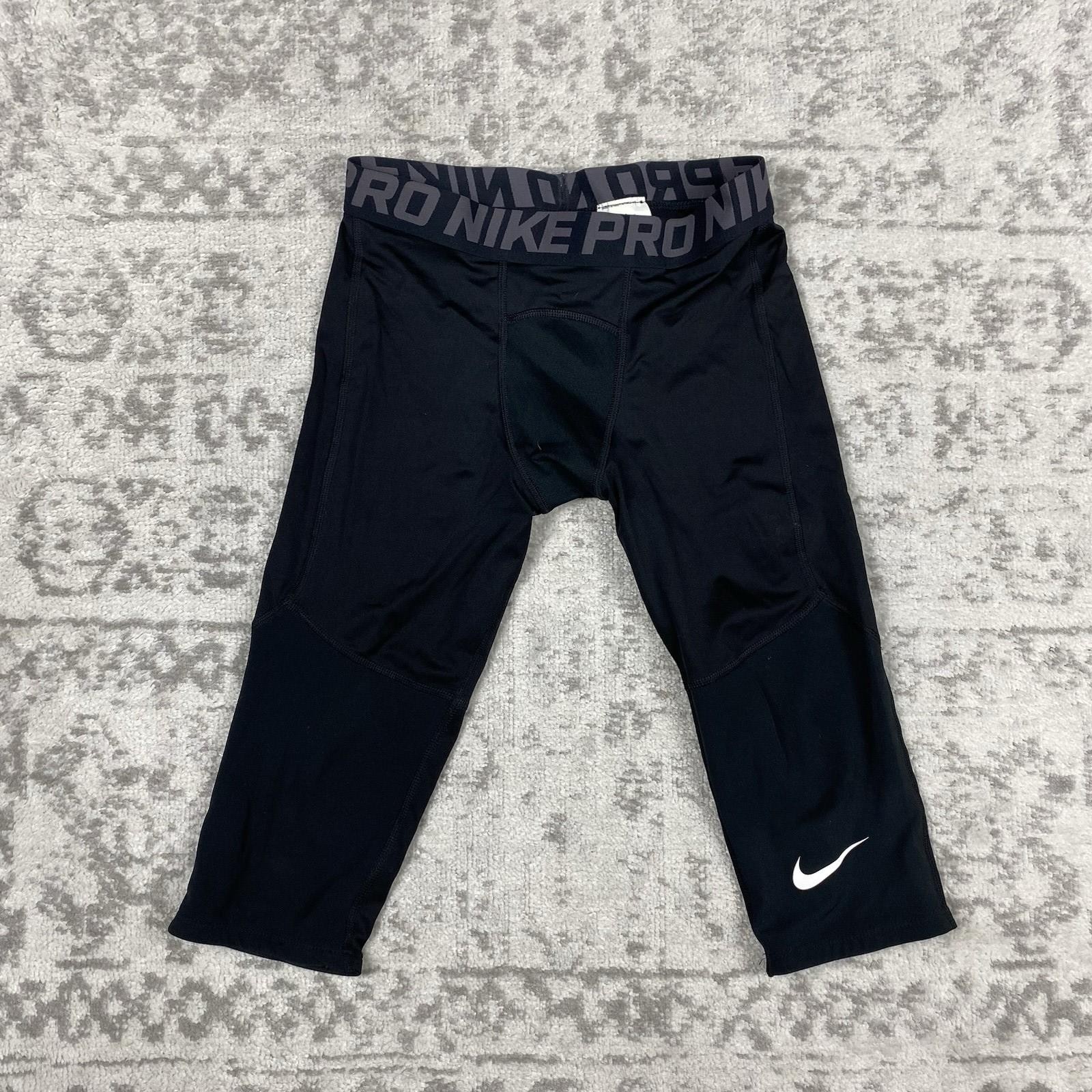 Nike Pro Big Kids' (Boys') 3/4-Length Tights BV3506-010 Size XL