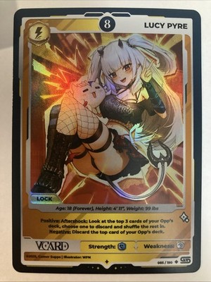 VCARD Gamersupps Rising Stars - Lucy Pyre- Unlimited Holo 8 - 085/190 Foil