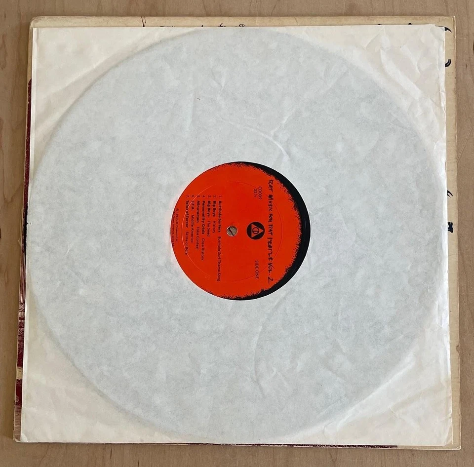 RAT MUSIC FOR RAT PEOPLE Vol. 2 (1984) Vinyl LP Punk Hardcore Dicks DRI JFA Fang - Image 3 of 4