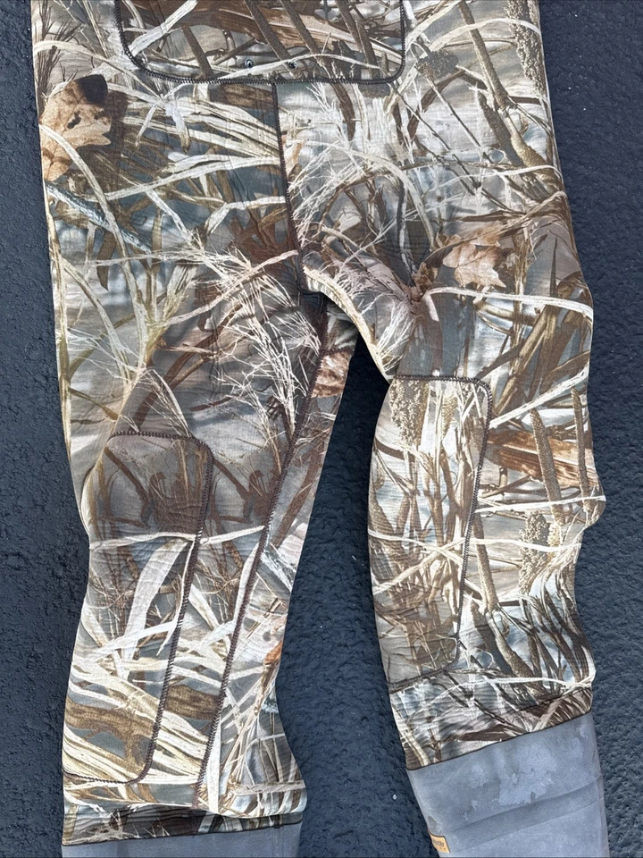 Cabela's SuperMag Neoprene Chest Waders Men's Sz 11 Camouflage Duck Hunting Used - Image 4 of 4