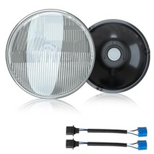 7 Inch Glass Headlights Housing Replacement for H4 Hb2 9003 Bulbs H6024 7 Inch