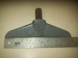 8" Long Steel  Tool Rest 7/8" Post For 9"  Sears Craftsman Wood Lathe 103.23070