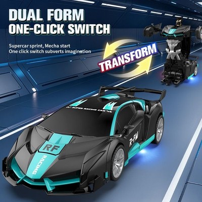Interactive Transforming Remote Control Car Toy for Kids 3+ Years