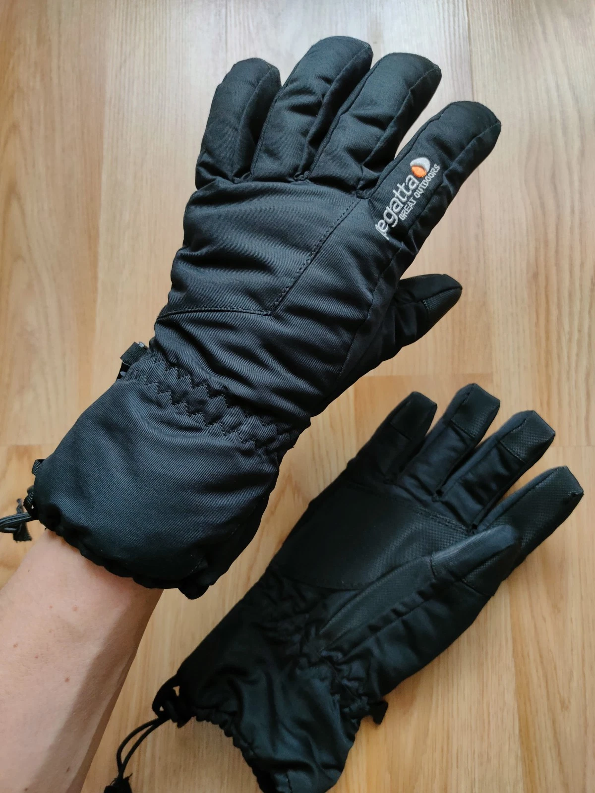 Regatta Great Outdoors Waterproof Gloves Thinsulate Winter Ski Snow Black L XL