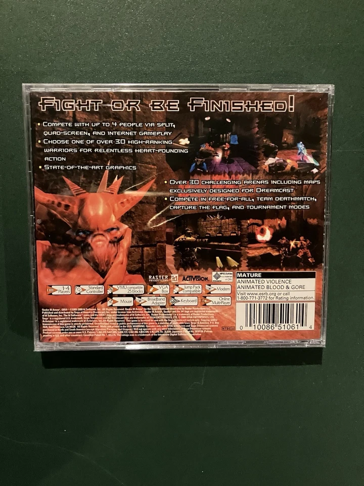 Quake III Arena (Sega Dreamcast) Brand New Sealed - Image 2 of 4
